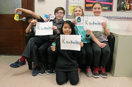 Canstar Community News April 9, 2018 - The Luxton Schools Kuamini leadership group won the Manitoba Teachers Society Young Humanitarian Award on April 12. (LIGIA BRAIDOTTI/CANSTAR NEWS/TIMES)