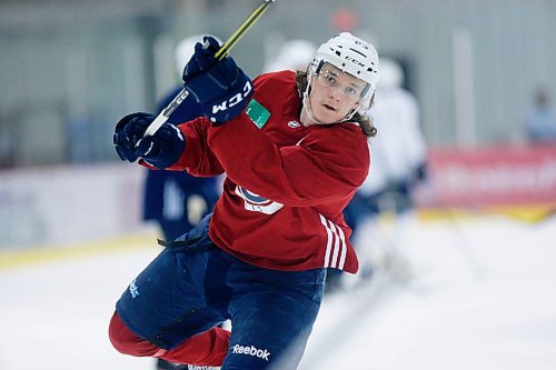 MIKAELA MACKENZIE / WINNIPEG FREE 
Defenseman Sami Niku skates during Jets practice at the MTS Iceplex in Winnipeg on Thursday, April 19, 2018. 
Mikaela MacKenzie / Winnipeg Free Press 2018.