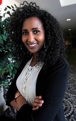 PHIL HOSSACK / WINNIPEG FREE PRESS - Abseret Hailu a 24-year-old medical student, is one of this year's volunteer award recipients. She has dedicated more than 4000 hours of her time to help children and youth as a program coordinator with the Ethio-Canadian Cultural Academy.
  - April 19, 2018