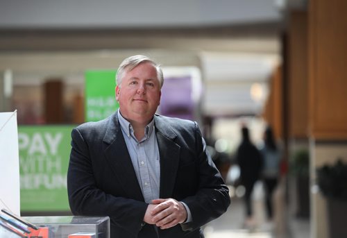 RUTH BONNEVILLE / WINNIPEG FREE PRESS

Portraits of Peter Havens, GM of Polo Park for  retail story on Canada Day shopping.  
See Larry Kusch story.
April 30,  2018
