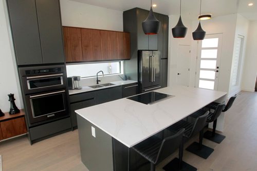 BORIS MINKEVICH / WINNIPEG FREE PRESS
NEW HOMES - 390 Beaverbrook Street in River Heights. Dwell Design Homes. Infill home. Kitchen with island. TODD LEWYS STORY  April 30, 2018