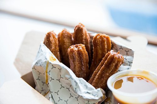 MIKAELA MACKENZIE / WINNIPEG FREE PRESS
Churros at the Sargent Taco Shop in Winnipeg on Tuesday, May 1, 2018. The shop makes authentic Mexican takeout food.
Mikaela MacKenzie / Winnipeg Free Press 2018.