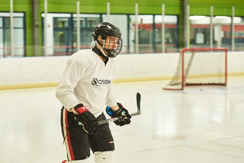 DAVID LIPNOWSKI / WINNIPEG FREE PRESS

Carson Lambos (#7) will be drawn in the WHL bantam draft on Thursday, he is seen during hockey practice at Southdale Community Centre Tuesday May 1, 2018. 

