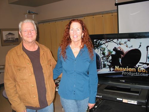 Canstar Community News April 23, 2018 - Bill Fraser and Heather Mackenzie, of Headingley, screened the film they made about the Headingley Grand Trunk Trail and its recently installed bridge at the HGTTA's annual general meeting on April 23. (ANDREA GEARY/CANSTAR COMMUNITY NEWS)