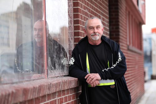 RUTH BONNEVILLE / WINNIPEG FREE PRESS

Volunteer Column
Portrait of Michael Thiessen a volunteer with the Bear Clan for the May 6th edition.  Photo taken outside 472 Selkirk Ave.  



May 02,  2018
