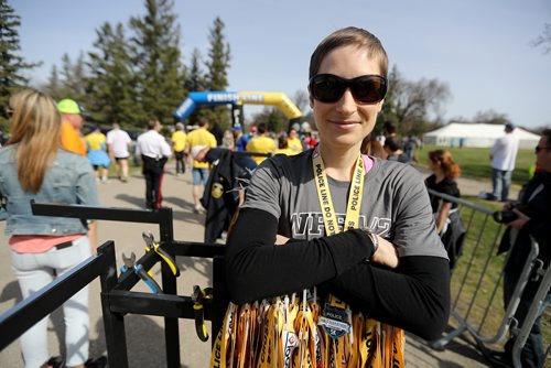TREVOR HAGAN / WINNIPEG FREE PRESS
Catherine Wreford Ledlow at the WPS Half Marathon in Assiniboine Park, Sunday, May 6, 2018.