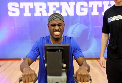 TREVOR HAGAN / WINNIPEG FREE PRESS
100 athletes from qualifying events in Saskatoon, Brandon and Winnipeg participated in the RBC Training Ground at the University of Winnipeg, Saturday, May 5, 2018.