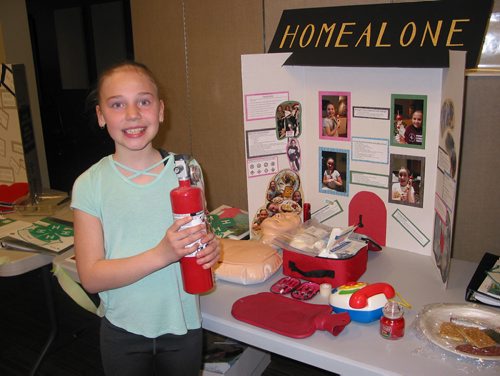 Canstar Community News April 28 - La Salle 4-H Club member Casey Dyck was one of four members who worked on a Home Alone project this year. (ANDREA GEARY/CANSTAR COMMUNITY NEWS)
