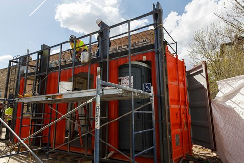 MIKE DEAL / WINNIPEG FREE PRESS
The manufacturing of the pop-up toilet at Keiths custom Sheet Metal shop. 
180507 - Monday, May 07, 2018.