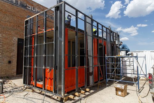 MIKE DEAL / WINNIPEG FREE PRESS
The manufacturing of the pop-up toilet at Keiths custom Sheet Metal shop. 
180507 - Monday, May 07, 2018.