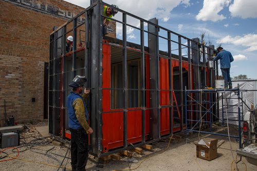 MIKE DEAL / WINNIPEG FREE PRESS
The manufacturing of the pop-up toilet at Keiths custom Sheet Metal shop. 
180507 - Monday, May 07, 2018.