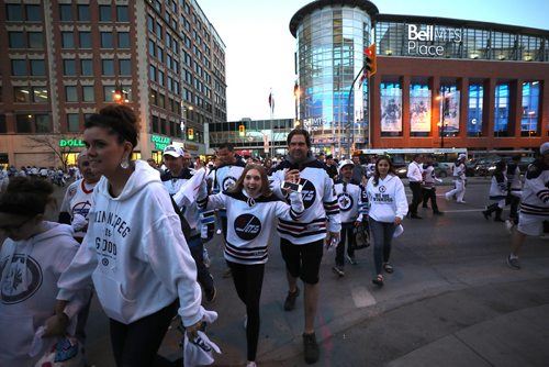 RUTH BONNEVILLE / WINNIPEG FREE PRESS

Hundreds of Jets fans file out of the MTS Centre after watching the Winnipeg Jets beat  the Vegas Golden Knights during the first game of round 3 of the Stanley Cup playoffs Saturday evening. 


May 12,  2018
