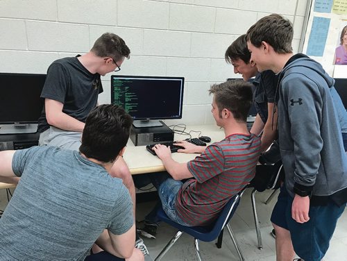 Canstar Community News The Canadian Cyber Security Challenge provides students with an opportunity to test their IT skills in a fun, competitive setting with real world implications. (SHELDON BIRNIE/CANSTAR/THE HERALD)