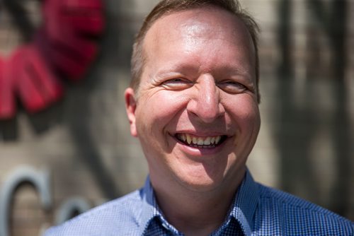 MIKAELA MACKENZIE / WINNIPEG FREE PRESS
Kevin Rebeck, president of the Manitoba Federation of Labour, poses for a portrait at Union Centre in Winnipeg on Monday, May 14, 2018.
Mikaela MacKenzie / Winnipeg Free Press 2018.