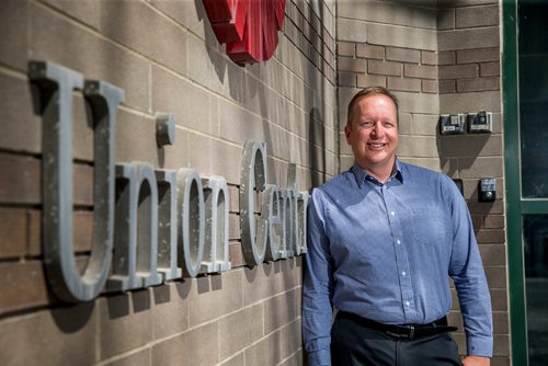 MIKAELA MACKENZIE / WINNIPEG FREE PRESS
Kevin Rebeck, president of the Manitoba Federation of Labour, poses for a portrait at Union Centre in Winnipeg on Monday, May 14, 2018.
Mikaela MacKenzie / Winnipeg Free Press 2018.