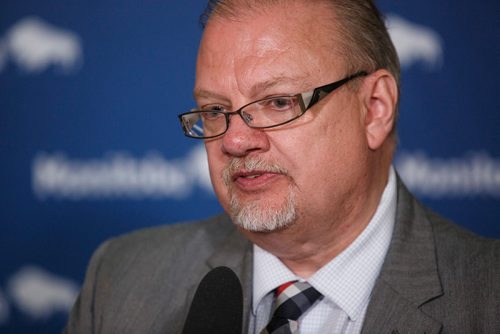 MIKE DEAL / WINNIPEG FREE PRESS
Minister of Health, Seniors and Active Living, Kelvin Goertzen, tells the gathered media after Question Period that the embargoed VIRGO report sent out in the morning was the wrong one.
180514 - Monday, May 14, 2018.