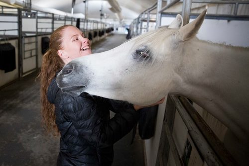 MIKE DEAL / WINNIPEG FREE PRESS
Aurelie Vozak, the logistics director of Odysseo by Cavalia.  
180516 - Wednesday, May 16, 2018.