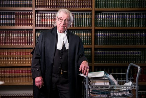 MIKAELA MACKENZIE / WINNIPEG FREE PRESS
Greg Brodsky, who has represented 1,000  people charged with homicides, poses in his office in Winnipeg on Tuesday, May 22, 2018. 
Mikaela MacKenzie / Winnipeg Free Press 2018.