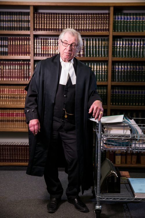 MIKAELA MACKENZIE / WINNIPEG FREE PRESS
Greg Brodsky, who has represented 1,000  people charged with homicides, poses in his office in Winnipeg on Tuesday, May 22, 2018. 
Mikaela MacKenzie / Winnipeg Free Press 2018.