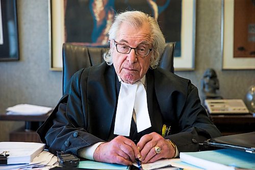 MIKAELA MACKENZIE / WINNIPEG FREE PRESS
Greg Brodsky, who has represented 1,000  people charged with homicides, poses in his office in Winnipeg on Tuesday, May 22, 2018. 
Mikaela MacKenzie / Winnipeg Free Press 2018.