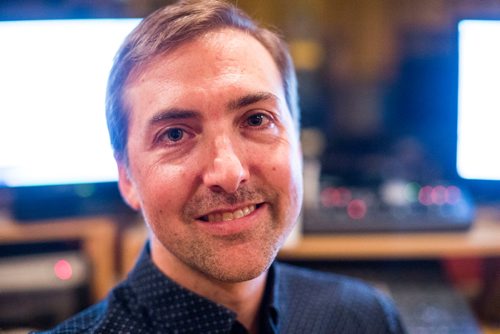 MIKAELA MACKENZIE / WINNIPEG FREE PRESS
Sound engineer Steve Payne poses for a portrait at DACAPO Productions in Winnipeg on Thursday, May 24, 2018.  The team produced a soundscape for the Nonsuch exhibition that brings the scene to life.
Mikaela MacKenzie / Winnipeg Free Press 2018.