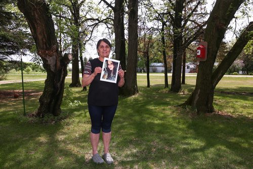 MIKE DEAL / WINNIPEG FREE PRESS
Linda Berard at her home near Portage La Prairie talks about her daughter, Margaret Marie Berard, who recently died from an Oxi overdose.  
180524 - Thursday, May 24, 2018.
