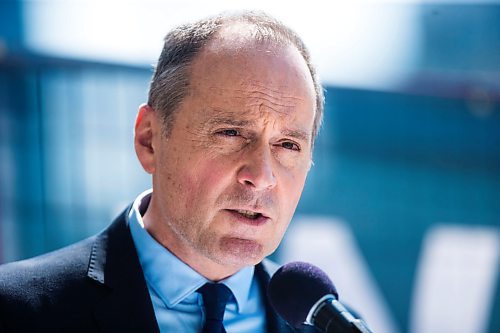 MIKAELA MACKENZIE / WINNIPEG FREE PRESS
Dr. Stephen Borys, WAG Director & CEO, speaks before the Winnipeg Art Gallery breaks ground for the new Inuit Centre in Winnipeg on Friday, May 25, 2018.  
Mikaela MacKenzie / Winnipeg Free Press 2018.