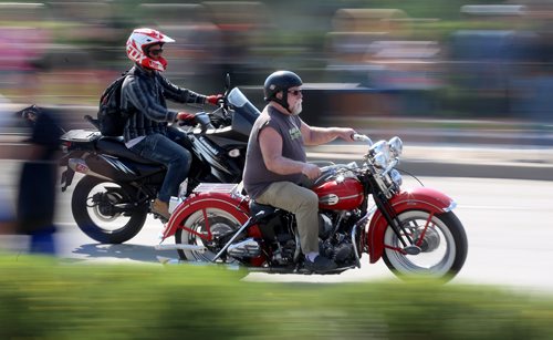 TREVOR HAGAN / WINNIPEG FREE PRESS
Ride for Dad starts at Polo Park, Saturday, May 26, 2018.