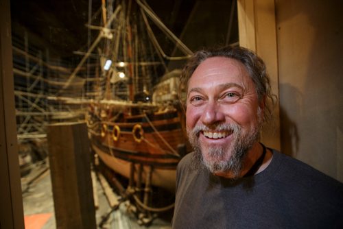 MIKE DEAL / WINNIPEG FREE PRESS
Courtney Andersen is the Historic Ship Rigging Supervisor at the San Francisco Maritime National Historical Park and is overseeing the re-rigging of the Nonsuch for historical accuracy, and longevity.
180215 - Thursday, February 15, 2018.