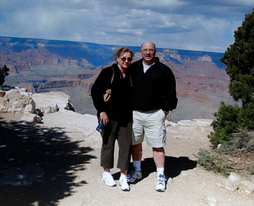 PHIL HOSSACK / WINNIPEG FREE PRESS -  PASSAGES, Tamara Boyce and her partner Kelly Gorzen on a visit to the Grand Canyon. Alex Paul story. - May 29, 2018