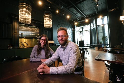 RUTH BONNEVILLE / WINNIPEG FREE PRESS


Grey Owl Coffee  & Pub on the main floor of the Scott Block resembles a coffee house out of London or New York with it's dramatic colours and very large front windows.

Photos include owner Bryan Goertz and manager Jess Preachuk.  

JILL WILSON | REPORTER / EDITOR

June 1,  2018
