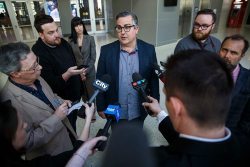 MIKE DEAL / WINNIPEG FREE PRESS
Michael Jack chief operating officer for the City of Winnipeg during a press conference about the Winnipeg Whiteout Street Party.
180604 - Monday, June 04, 2018.