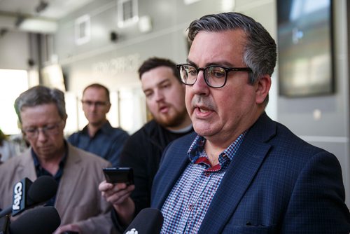 MIKE DEAL / WINNIPEG FREE PRESS
Michael Jack chief operating officer for the City of Winnipeg during a press conference about the Winnipeg Whiteout Street Party.
180604 - Monday, June 04, 2018.