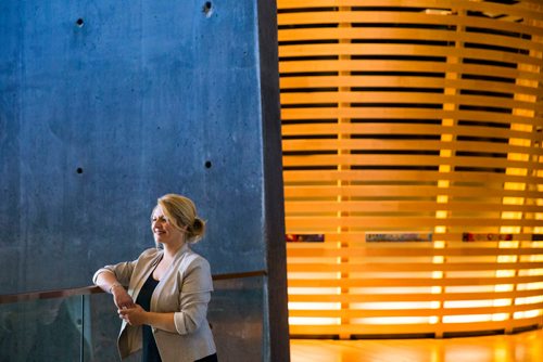 MIKAELA MACKENZIE / WINNIPEG FREE PRESS
Mireille Lamontagne, Manager, Advanced and Professional Programs Canadian Museum for Human Rights (CMHR), poses for a portrait at the CMHR in Winnipeg on Monday, June 4, 2018.  Lamontagne designed a new executive leadership program on Indigenous and Human Rights that the museum is launching related to the Truth and Reconciliations call to action.
Mikaela MacKenzie / Winnipeg Free Press 2018.