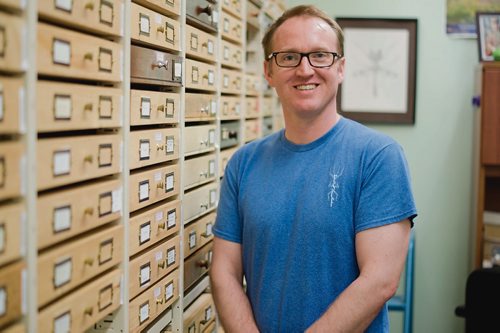 Canstar Community News May 23, 2018 - Jason Gibbs, an assistant professor in entemology at the University of Manitoba, had a newly identified species of cuckoo bee named after him. (Danielle Da Silva/Canstar/Sou'wester)