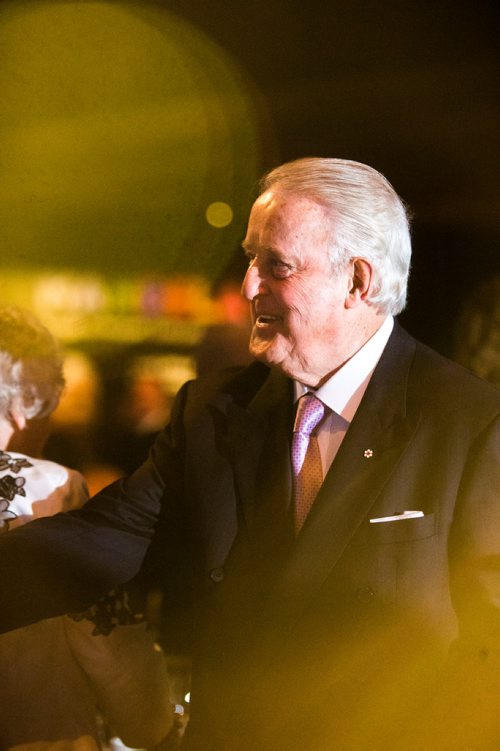 MIKAELA MACKENZIE / WINNIPEG FREE PRESS
Former Prime Minister Brian Mulroney mingles before a gala celebrating the opening of the Mandela exhibition at the Canadian Museum for Human Rights in Winnipeg on Monday, June 4, 2018. 
Mikaela MacKenzie / Winnipeg Free Press 2018.