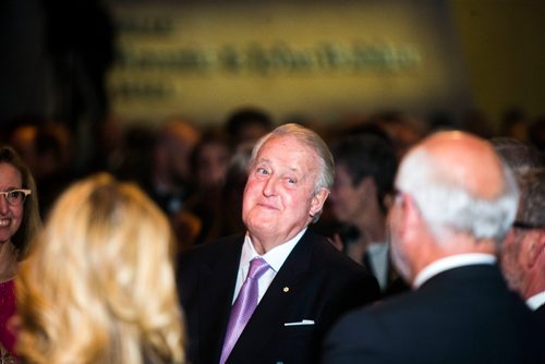 MIKAELA MACKENZIE / WINNIPEG FREE PRESS
Former Prime Minister Brian Mulroney listens to speakers at a gala celebrating the opening of the Mandela exhibition at the Canadian Museum for Human Rights in Winnipeg on Monday, June 4, 2018. 
Mikaela MacKenzie / Winnipeg Free Press 2018.