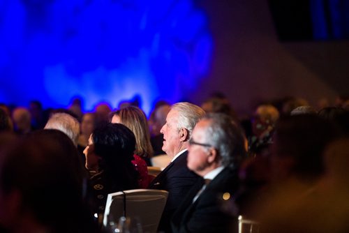 MIKAELA MACKENZIE / WINNIPEG FREE PRESS
Former Prime Minister Brian Mulroney listens to speakers at a gala celebrating the opening of the Mandela exhibition at the Canadian Museum for Human Rights in Winnipeg on Monday, June 4, 2018. 
Mikaela MacKenzie / Winnipeg Free Press 2018.