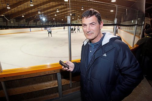 BORIS MINKEVICH / WINNIPEG FREE PRESS  090111 Shane Grusko runs a mailing list that helps people find and get rid of arena ice.