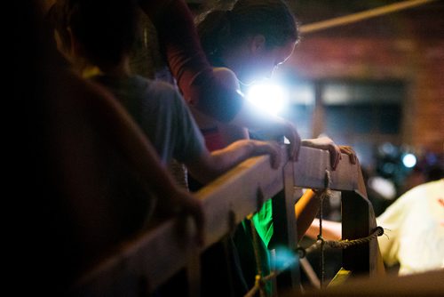 MIKAELA MACKENZIE / WINNIPEG FREE PRESS
Students explore the Nonsuch gallery on opening day at the Manitoba Museum in Winnipeg on Wednesday, June 6, 2018.
Mikaela MacKenzie / Winnipeg Free Press 2018.