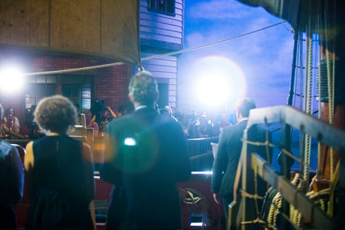 MIKAELA MACKENZIE / WINNIPEG FREE PRESS
Dignitaries gather to officially open the Nonsuch gallery at the Manitoba Museum in Winnipeg on Wednesday, June 6, 2018.
Mikaela MacKenzie / Winnipeg Free Press 2018.