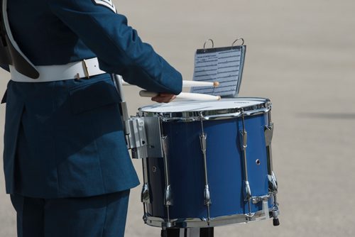 MIKE DEAL / WINNIPEG FREE PRESS
A member of the RCAF Band plays during one of their final practices at 17 Wing Winnipeg before heading to London to perform Public Duties for Her Majesty Queen Elizabeth II from June 25th to July 15th.
180608 - Friday, June 08, 2018.