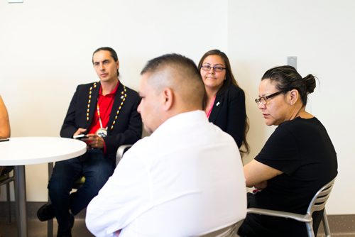 MIKAELA MACKENZIE / WINNIPEG FREE PRESS
Melodie Harper discusses the treatment of First Nations in the medical system while at the Grace Hospital in Winnipeg on Wednesday, June 6, 2018. Melodie is still struggling with pain, and isn't able to access the care that she needs at home.
Mikaela MacKenzie / Winnipeg Free Press 2018.