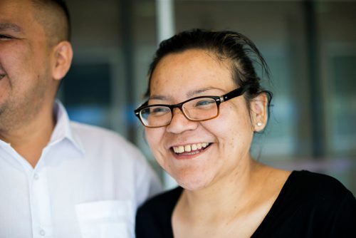 MIKAELA MACKENZIE / WINNIPEG FREE PRESS
Melodie Harper and her husband, Vernon at the Grace Hospital in Winnipeg on Wednesday, June 6, 2018. Melodie is still struggling with pain, and isn't able to access the care that she needs at home.
Mikaela MacKenzie / Winnipeg Free Press 2018.