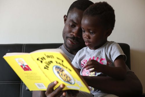 RUTH BONNEVILLE / WINNIPEG FREE PRESS

Photos of Ben (can't provide last names), from Ghana and his 2-year-old daughter Blessing at his apartment in the west end.  Ben is now in Canada by himself with his little girl after trying to claim asylum in the US where Blessings mom was deported back to Ghana. 
 
See Carol Sanders  | Reporter

June 13,  2018
