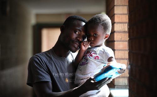 RUTH BONNEVILLE / WINNIPEG FREE PRESS

Photos of Ben (can't provide last names), from Ghana and his 2-year-old daughter Blessing at his apartment in the west end.  Ben is now in Canada by himself with his little girl after trying to claim asylum in the US where Blessings mom was deported back to Ghana. 
 
See Carol Sanders  | Reporter

June 13,  2018
