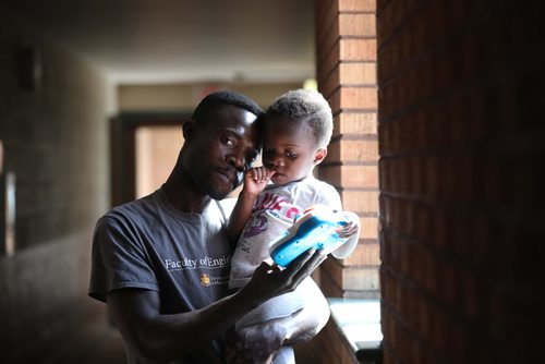 RUTH BONNEVILLE / WINNIPEG FREE PRESS

Photos of Ben (can't provide last names), from Ghana and his 2-year-old daughter Blessing at his apartment in the west end.  Ben is now in Canada by himself with his little girl after trying to claim asylum in the US where Blessings mom was deported back to Ghana. 
 
See Carol Sanders  | Reporter

June 13,  2018
