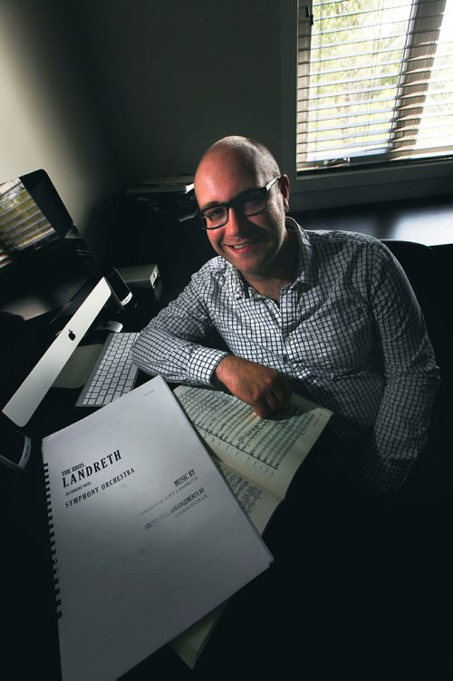 PHIL HOSSACK / WINNIPEG FREE PRESS - Chris Byman arranged Brothers Landros songs for the Winnipeg Symphony, see Erin Lebar story. - June 12, 2018