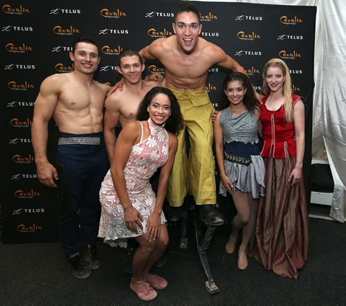 JASON HALSTEAD / WINNIPEG FREE PRESS

Odysseo performers prepare to meet guests in the Rendez-Vous VIP tent at the special premiere of Cavalia's Odysseo on May 15, 2018. (See Social Page)