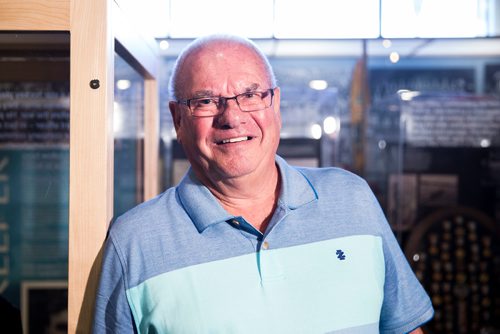 MIKAELA MACKENZIE / WINNIPEG FREE PRESS
Manitoba Sports Hall of Fame 2018 inductee Joe Daley poses for a portrait at a media event in Winnipeg on Monday, June 18, 2018. 
Mikaela MacKenzie / Winnipeg Free Press 2018.